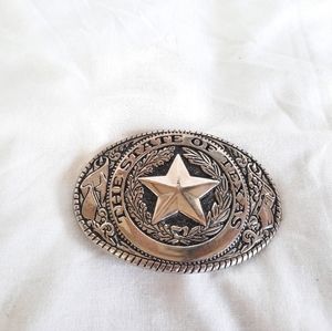 The state of Texas belt buckle